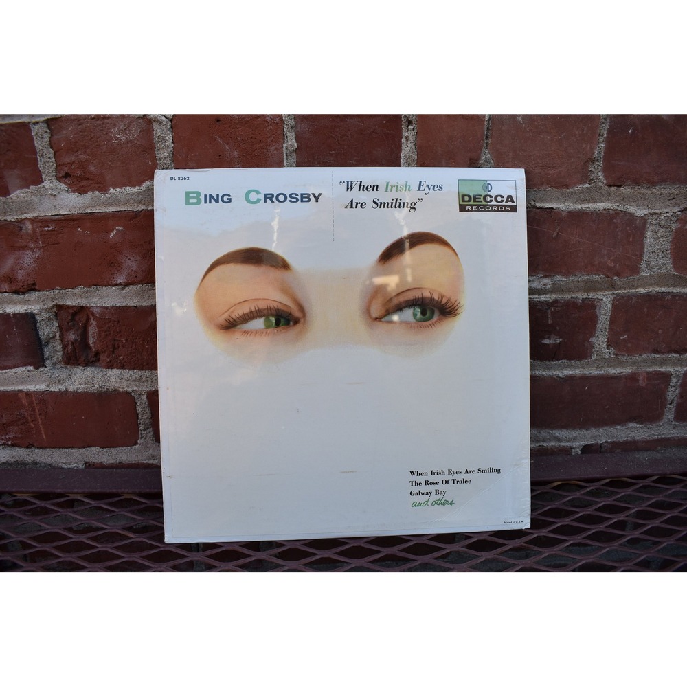 Bing Crosby When Irish Eyes Are Smiling Sealed Vintage Jazz Vinyl LP DL 8262